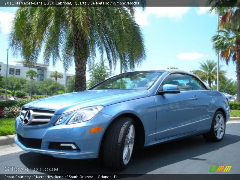 Front 3/4 View of 2011 E 350 Cabriolet