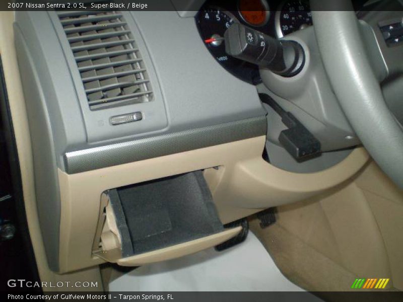 Super Black / Beige 2007 Nissan Sentra 2.0 SL