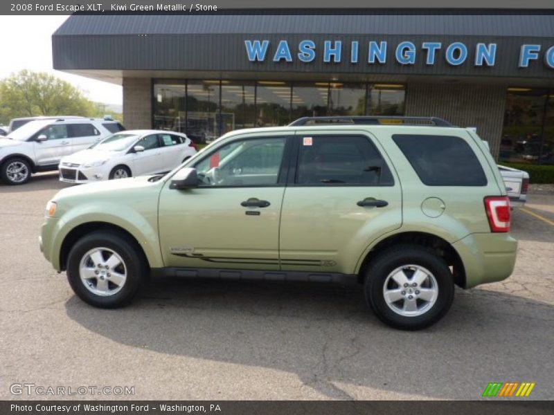 Kiwi Green Metallic / Stone 2008 Ford Escape XLT