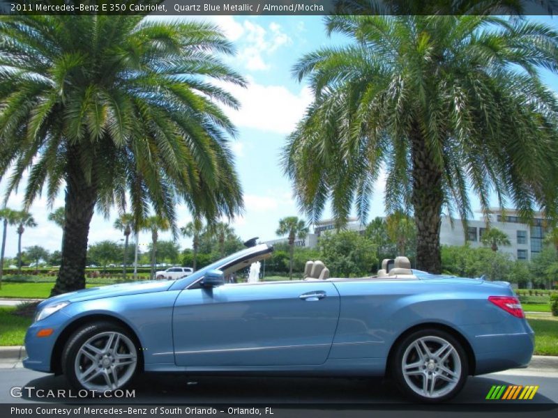  2011 E 350 Cabriolet Quartz Blue Metallic