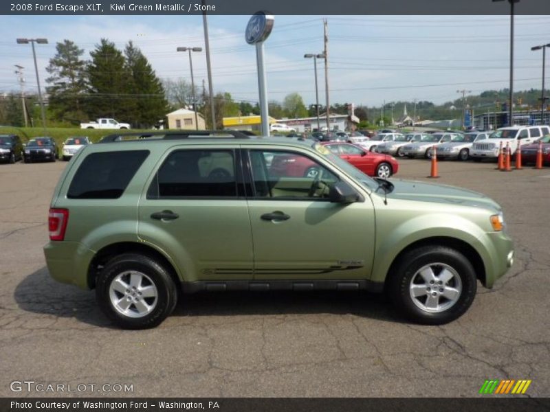 Kiwi Green Metallic / Stone 2008 Ford Escape XLT