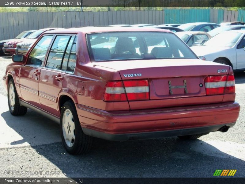 Cassis Pearl / Tan 1998 Volvo S90 Sedan