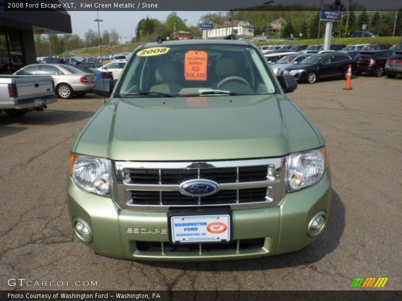 Kiwi Green Metallic / Stone 2008 Ford Escape XLT