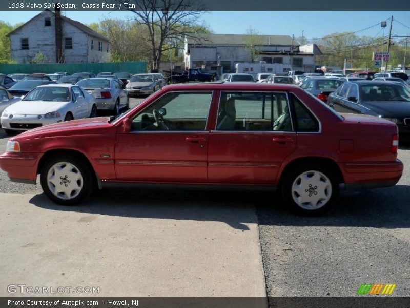 Cassis Pearl / Tan 1998 Volvo S90 Sedan