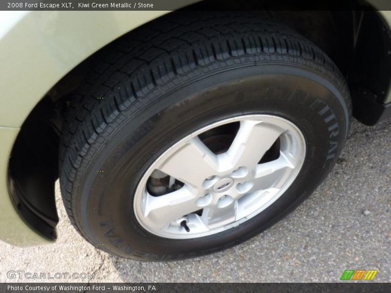Kiwi Green Metallic / Stone 2008 Ford Escape XLT