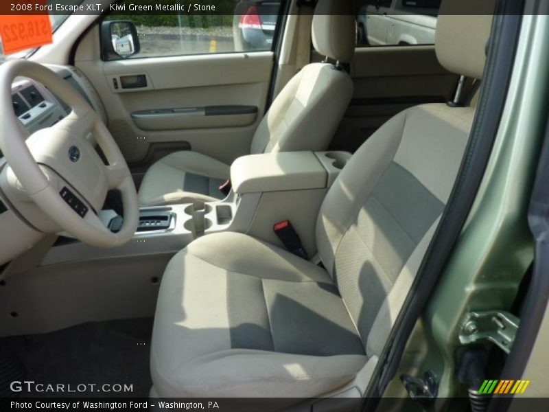 Kiwi Green Metallic / Stone 2008 Ford Escape XLT