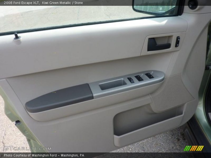 Kiwi Green Metallic / Stone 2008 Ford Escape XLT