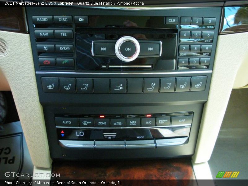 Controls of 2011 E 350 Cabriolet