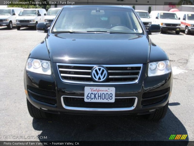 Black / Pure Beige 2004 Volkswagen Touareg V8