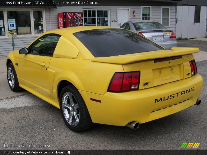 Chrome Yellow / Dark Charcoal 1999 Ford Mustang GT Coupe