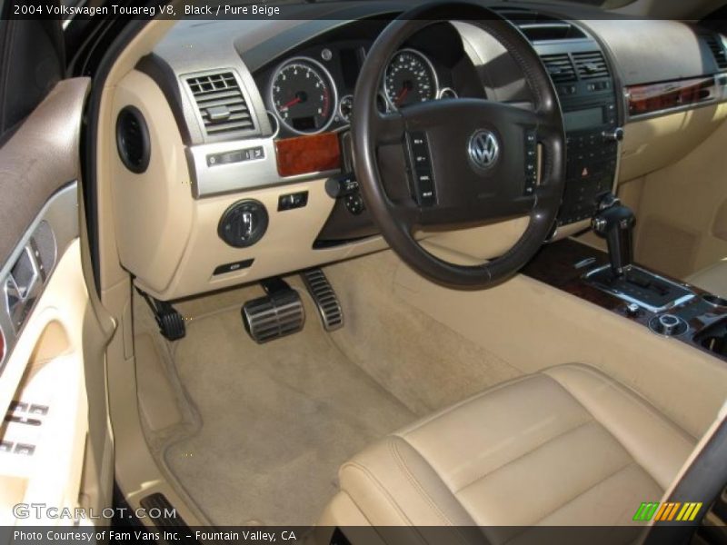 Black / Pure Beige 2004 Volkswagen Touareg V8