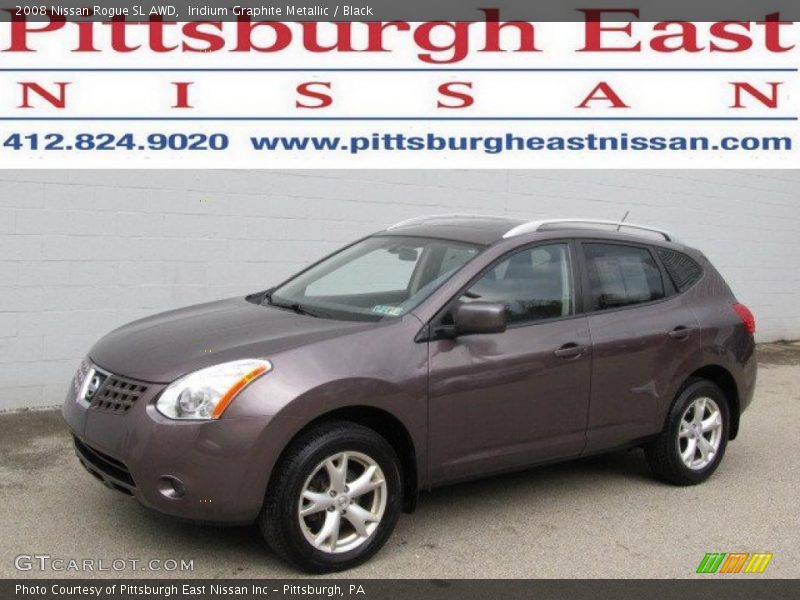 Iridium Graphite Metallic / Black 2008 Nissan Rogue SL AWD