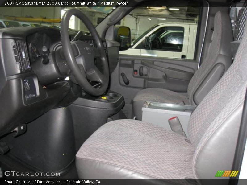 Summit White / Medium Pewter 2007 GMC Savana Van 2500 Cargo