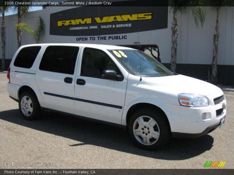 Summit White / Medium Gray 2008 Chevrolet Uplander Cargo