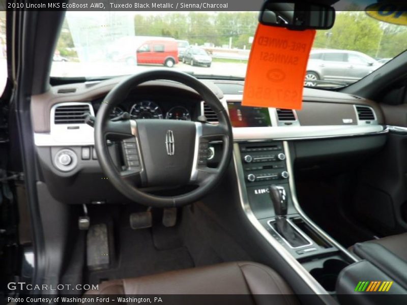 Dashboard of 2010 MKS EcoBoost AWD