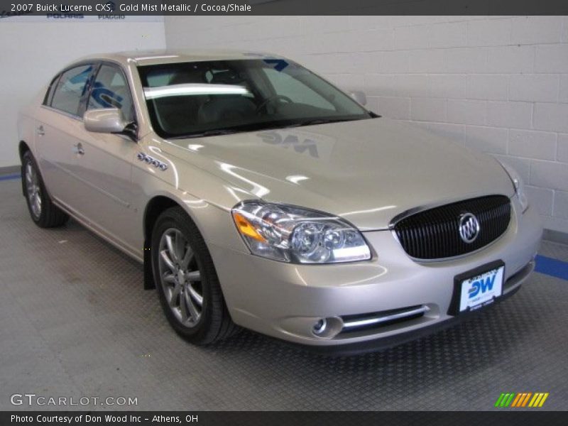 Gold Mist Metallic / Cocoa/Shale 2007 Buick Lucerne CXS