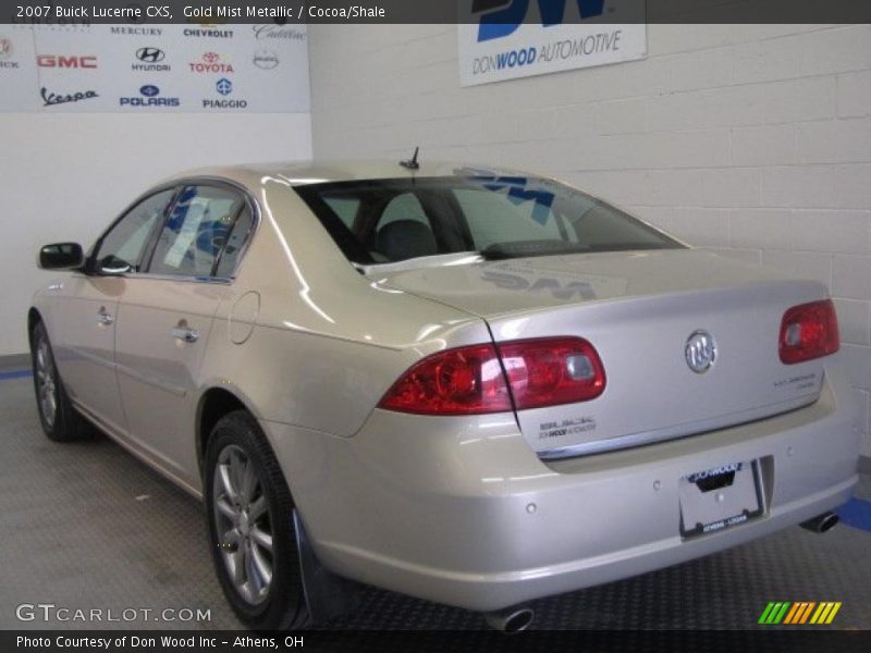 Gold Mist Metallic / Cocoa/Shale 2007 Buick Lucerne CXS