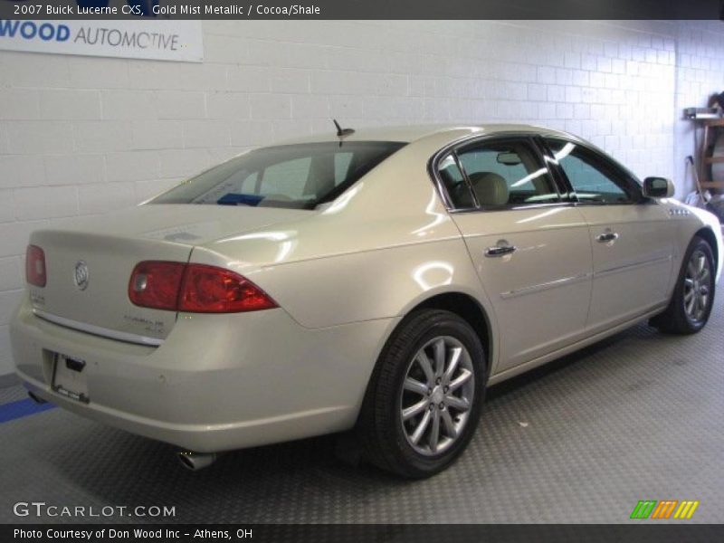 Gold Mist Metallic / Cocoa/Shale 2007 Buick Lucerne CXS