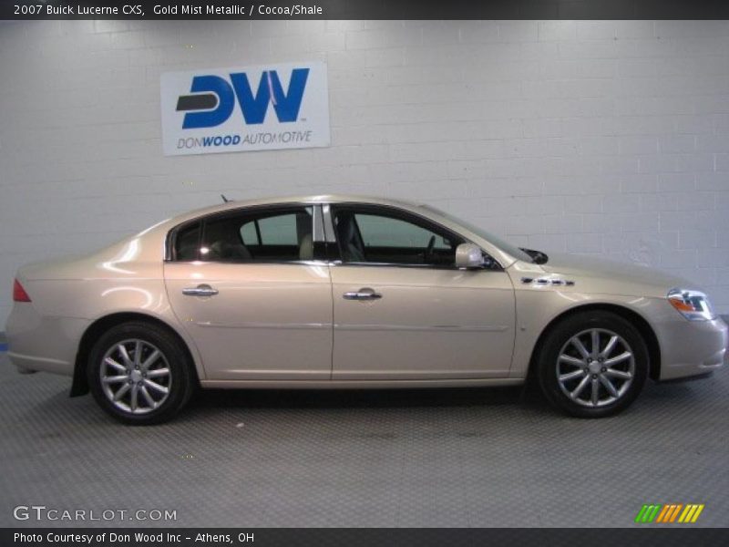 Gold Mist Metallic / Cocoa/Shale 2007 Buick Lucerne CXS