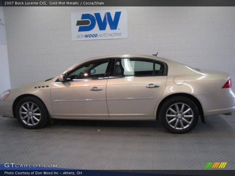 Gold Mist Metallic / Cocoa/Shale 2007 Buick Lucerne CXS