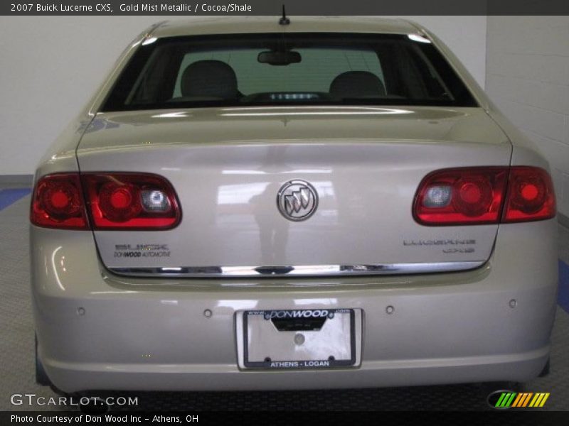Gold Mist Metallic / Cocoa/Shale 2007 Buick Lucerne CXS