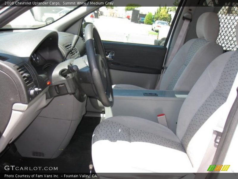  2008 Uplander Cargo Medium Gray Interior