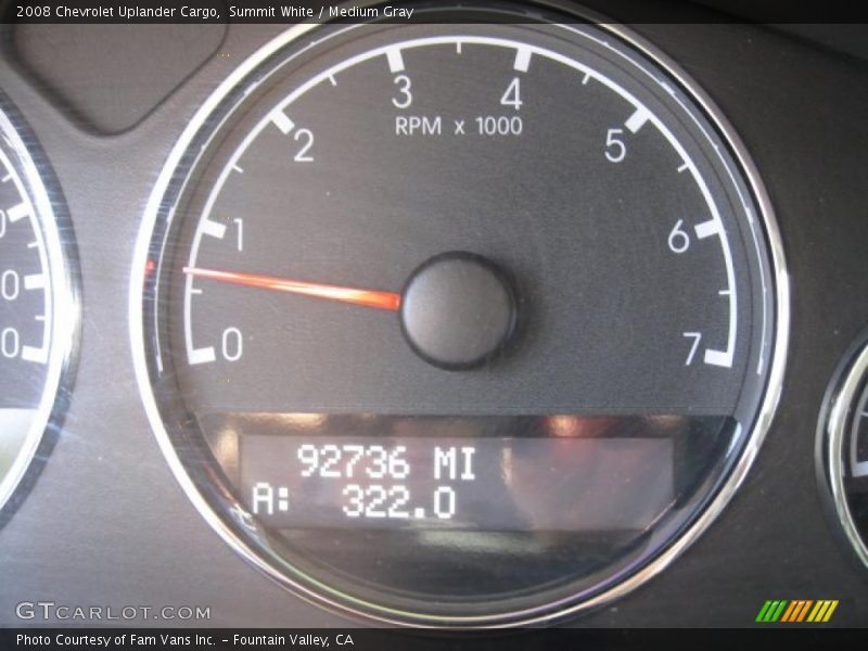 Summit White / Medium Gray 2008 Chevrolet Uplander Cargo