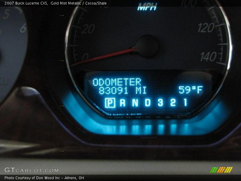 Gold Mist Metallic / Cocoa/Shale 2007 Buick Lucerne CXS