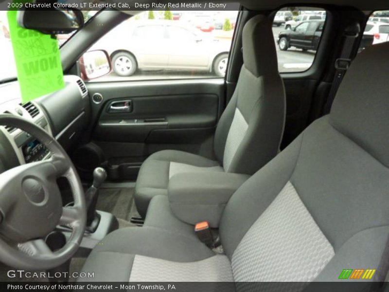 Deep Ruby Red Metallic / Ebony 2009 Chevrolet Colorado LT Extended Cab