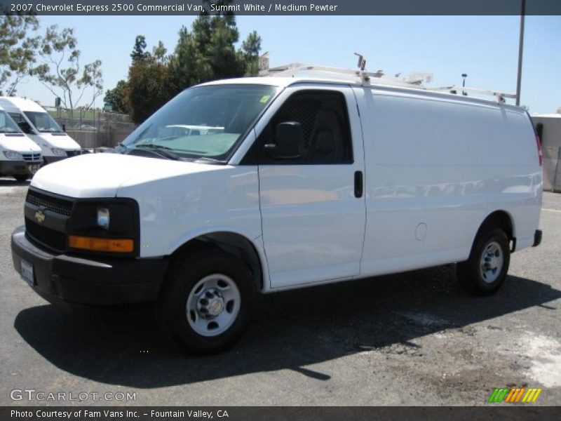 Summit White / Medium Pewter 2007 Chevrolet Express 2500 Commercial Van