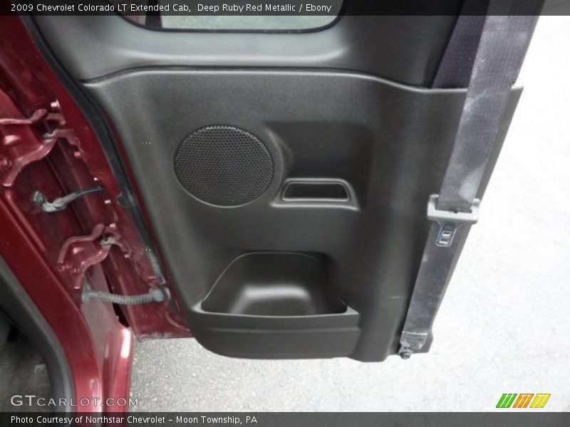 Deep Ruby Red Metallic / Ebony 2009 Chevrolet Colorado LT Extended Cab