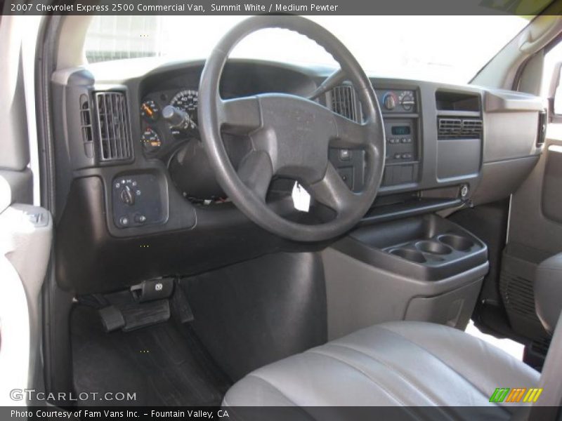Summit White / Medium Pewter 2007 Chevrolet Express 2500 Commercial Van