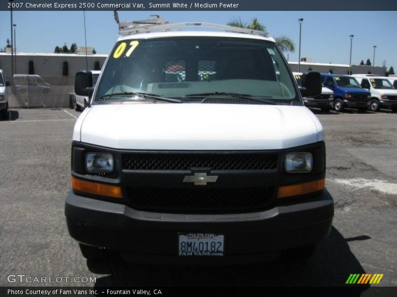 Summit White / Medium Pewter 2007 Chevrolet Express 2500 Commercial Van