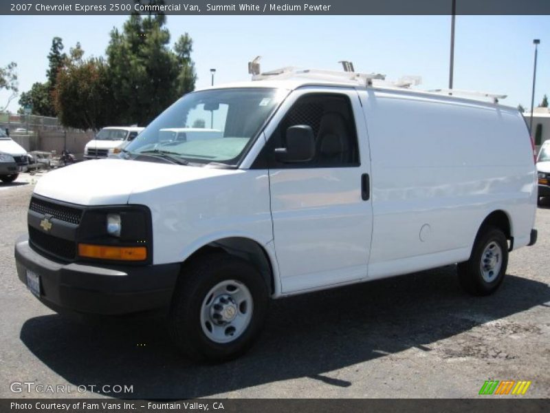 Summit White / Medium Pewter 2007 Chevrolet Express 2500 Commercial Van