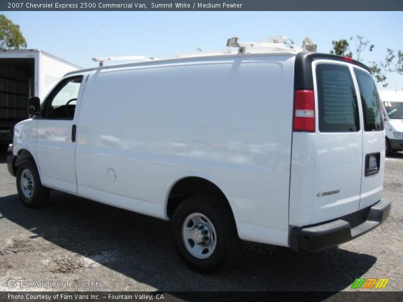 Summit White / Medium Pewter 2007 Chevrolet Express 2500 Commercial Van