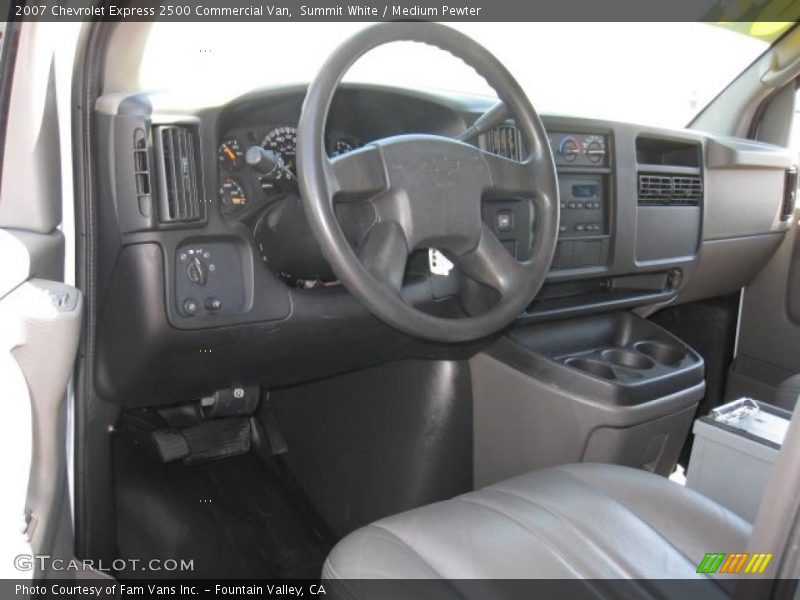 Summit White / Medium Pewter 2007 Chevrolet Express 2500 Commercial Van