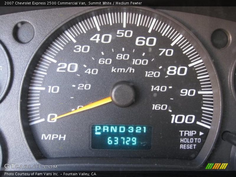 Summit White / Medium Pewter 2007 Chevrolet Express 2500 Commercial Van