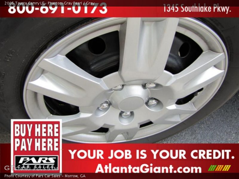 Phantom Gray Pearl / Gray 2005 Toyota Camry LE
