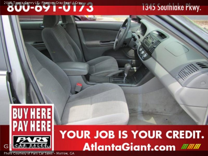 Phantom Gray Pearl / Gray 2005 Toyota Camry LE