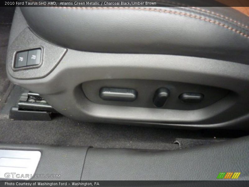 Atlantis Green Metallic / Charcoal Black/Umber Brown 2010 Ford Taurus SHO AWD