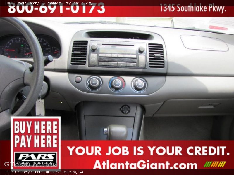 Phantom Gray Pearl / Gray 2005 Toyota Camry LE