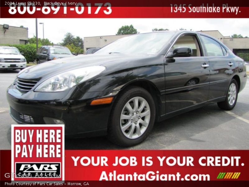 Black Onyx / Ivory 2004 Lexus ES 330