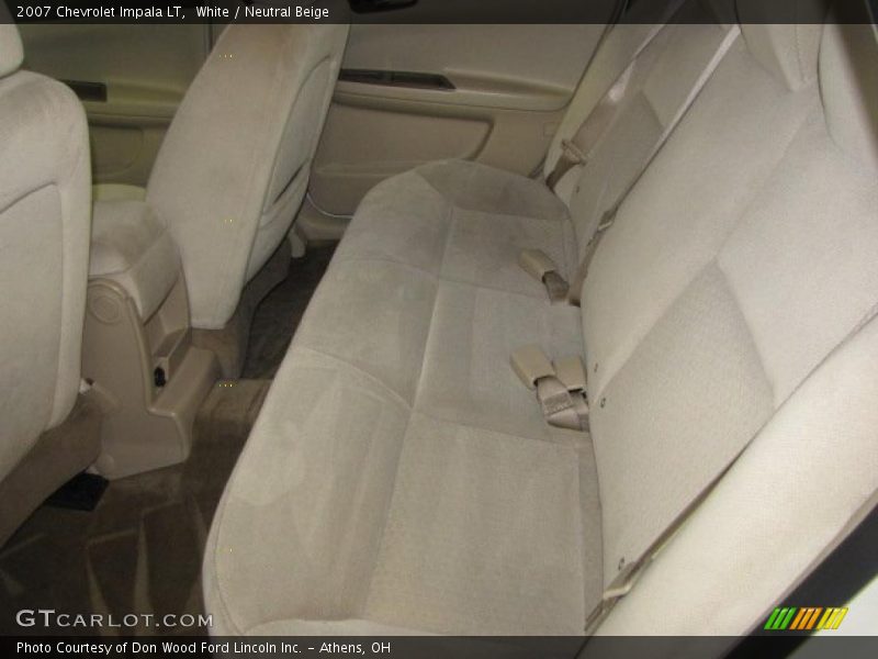 White / Neutral Beige 2007 Chevrolet Impala LT