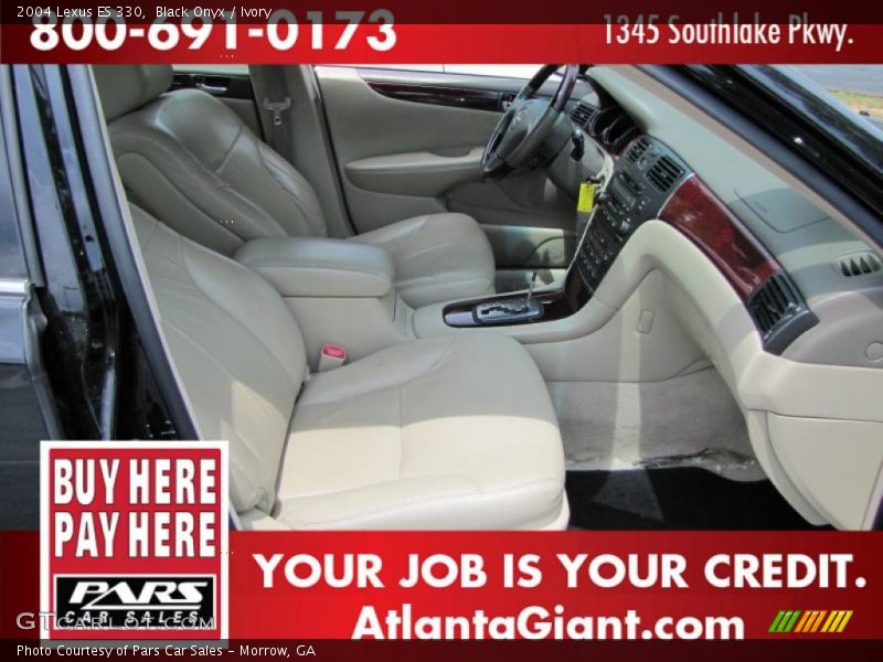 Black Onyx / Ivory 2004 Lexus ES 330