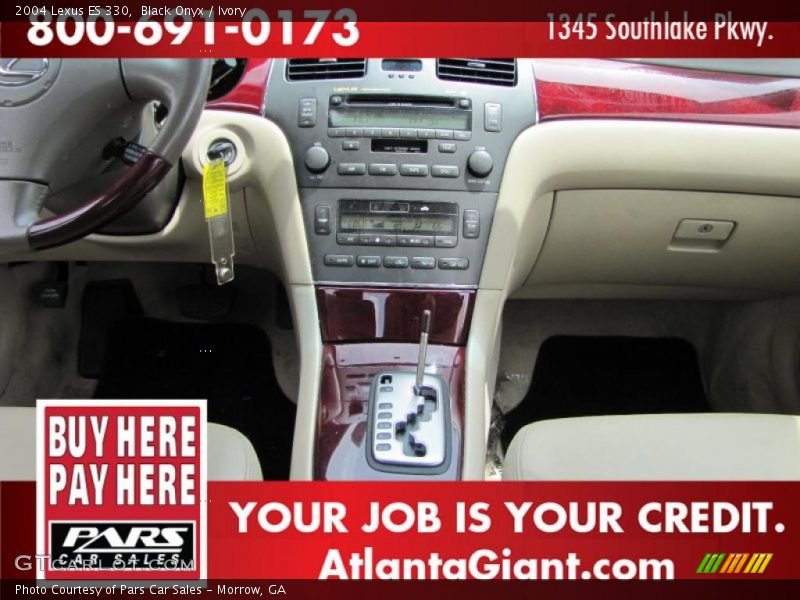 Black Onyx / Ivory 2004 Lexus ES 330