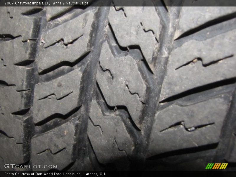 White / Neutral Beige 2007 Chevrolet Impala LT