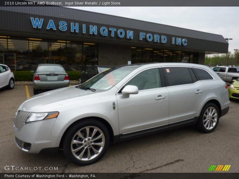 Ingot Silver Metallic / Light Stone 2010 Lincoln MKT AWD EcoBoost