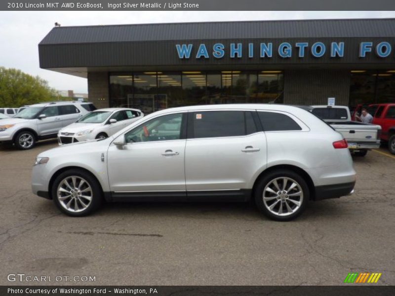 Ingot Silver Metallic / Light Stone 2010 Lincoln MKT AWD EcoBoost