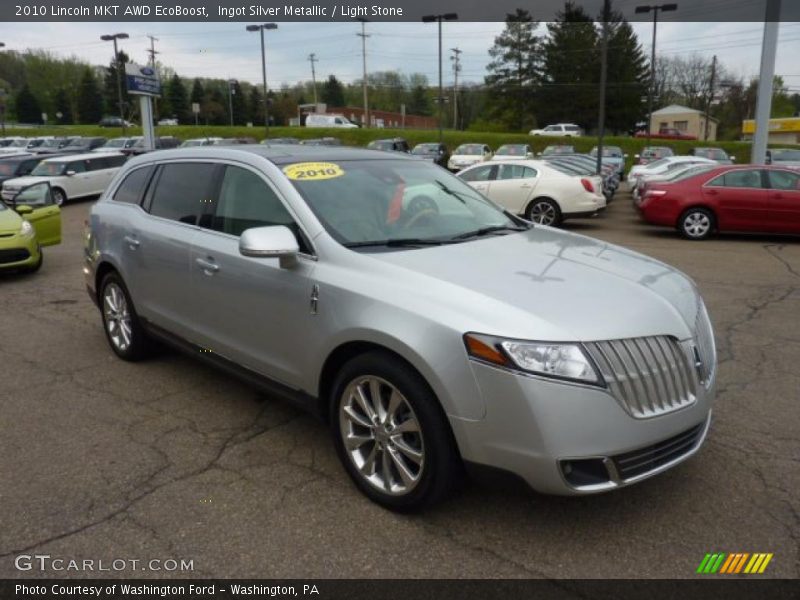Ingot Silver Metallic / Light Stone 2010 Lincoln MKT AWD EcoBoost
