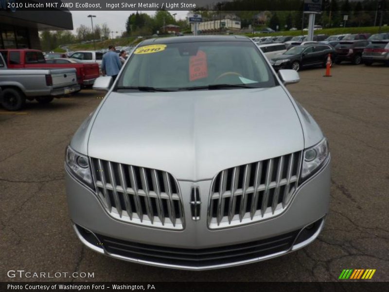Ingot Silver Metallic / Light Stone 2010 Lincoln MKT AWD EcoBoost